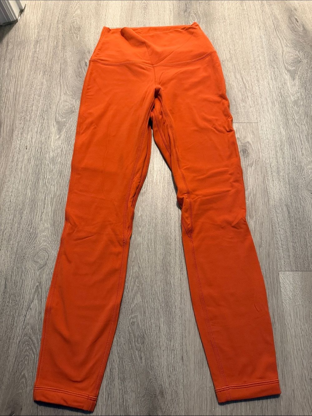 lululemon athletica Bright Orange Kids Leggings